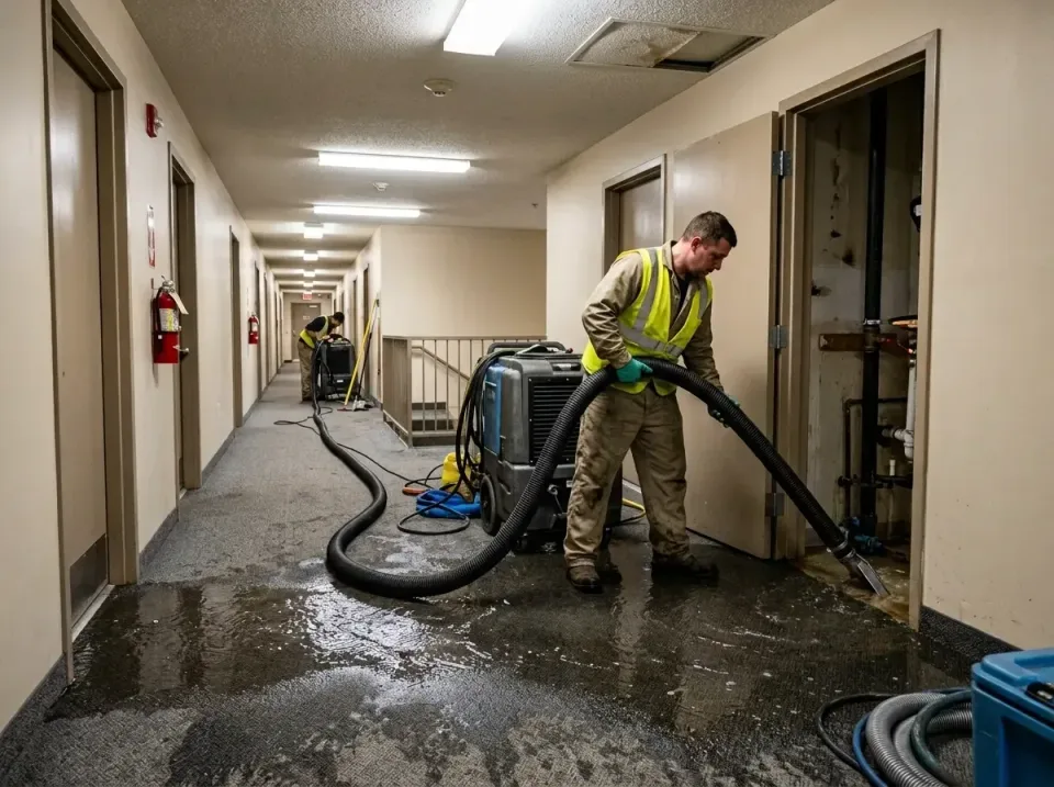 multi-unit-apartment-hallway-f-005 — frequently asked questions, Emergency Burst Pipe Water Extraction & Removal in Elkin, NC